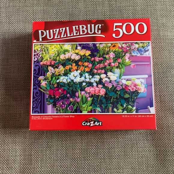 Bouquets of colorful flowers jigsaw puzzle - Picture 1 of 1